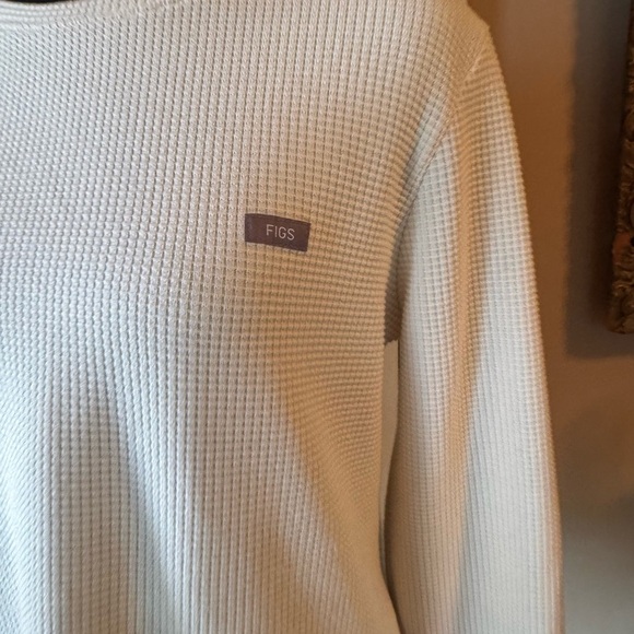 Women’s Fig Cream  Long Sleeve Waffle Thermal Top - Picture 10 of 12